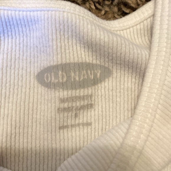 White Old Navy Small Maternity Tank Top - Picture 2 of 2